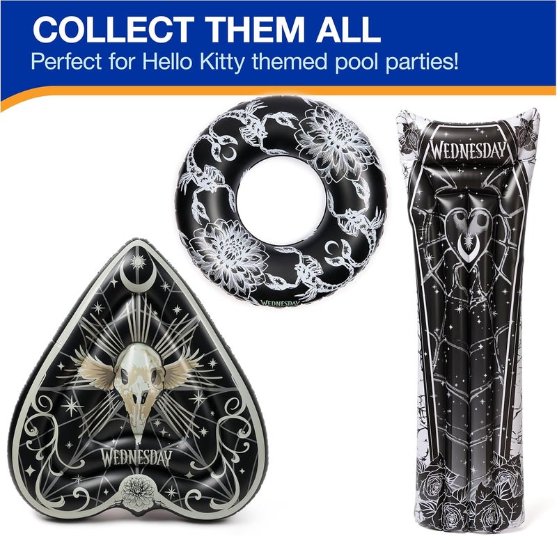 SwimWays Wednesday Swim Tube Pool Float, Inflatable Pool Floats & Kids Pool Toys, Swimming Pool Accessories & Beach Essentials for Teens Aged 14 & Up - Image 5